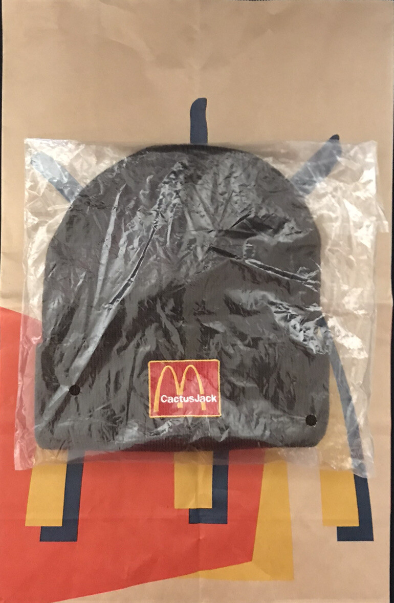 McDonalds Arches Beanie Brown AUTHENTIC 